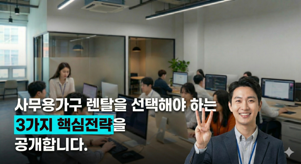 사무용가구 렌탈을 선택해야하는 3가지 핵심전략을 공개합니다