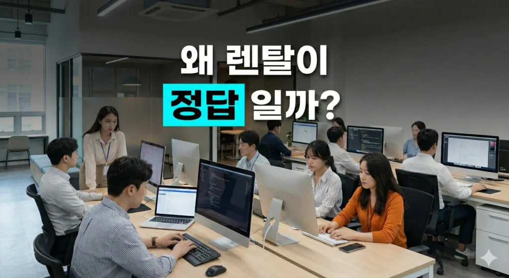 왜 렌탈이 정답일까